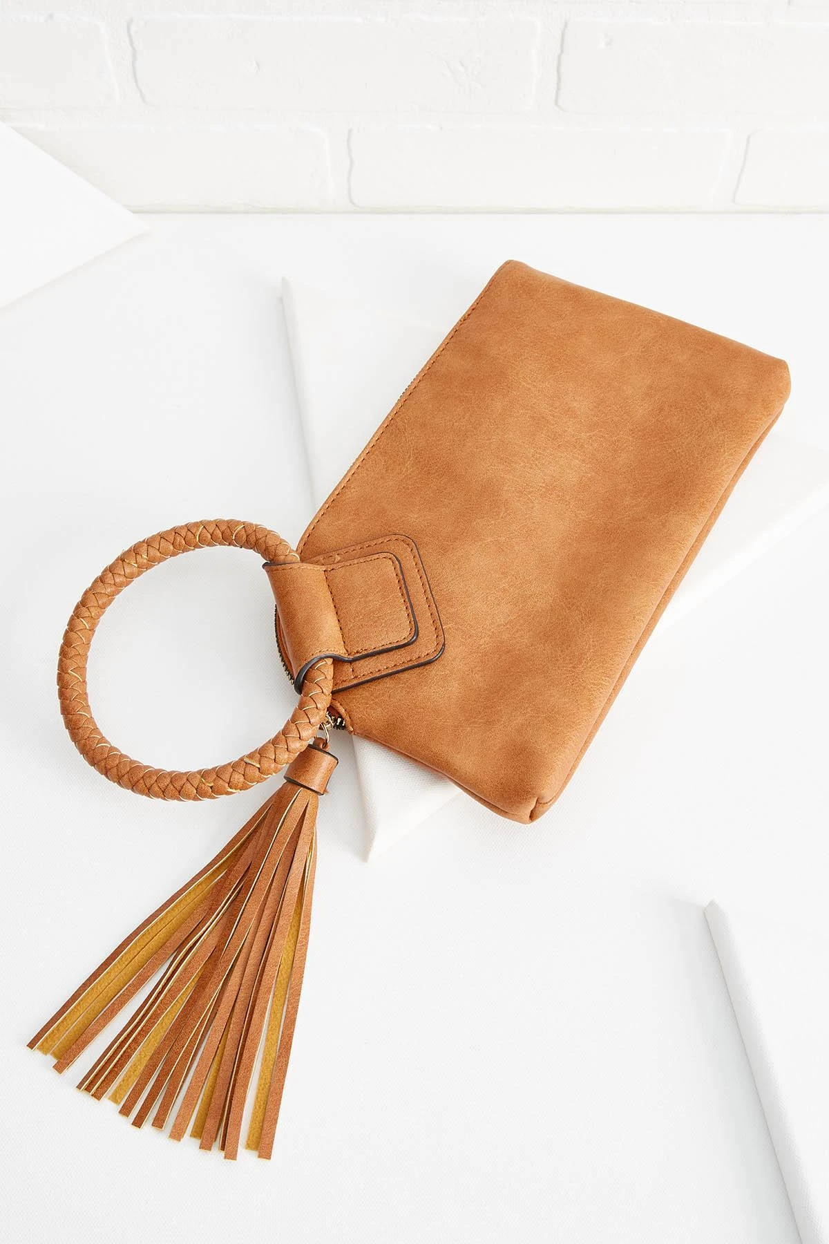 Braided Ring Handle Wristlet 4 Braided Ring Handle Wristlet - Image 2