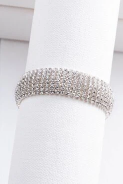 Rhinestone Link Bracelet