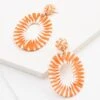 Raffia Wrapped Earrings -Versona Shop 130278 108 l