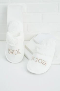 Cozy Bridal Slippers