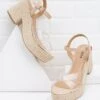 Rope Trim Heels -Versona Shop 132049 003 l