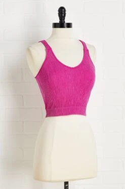 Violet Cropped Cami