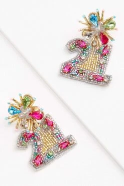 21st Birthday Earrings