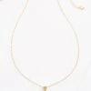18k K Initial Pendant Necklace -Versona Shop 134027 749 l
