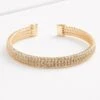 Gold Mesh Cuff Bracelet -Versona Shop 135166 749 l