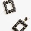 Black Stone Earrings -Versona Shop 135176 902 l