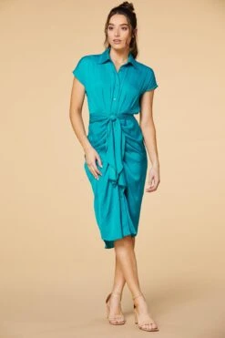 Workin` Girl Shirt Dress