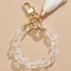 Clear Lucite Bracelet Keychain -Versona Shop 136099 003 l