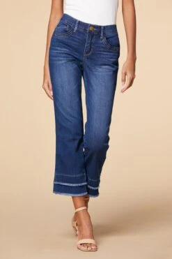 Through The Tiers Cropped Jeans