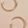 Oversized Textured Hoop Earrings -Versona Shop 136527 749 l