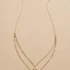 18k Iridescent Sunburst Layered Necklace -Versona Shop 136972 749 l