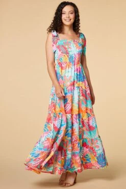 Pineapple Princess Maxi Dress