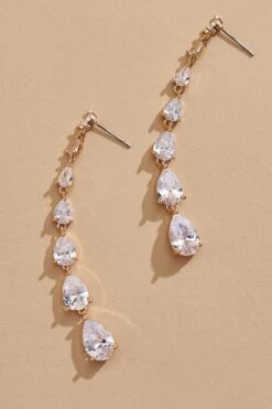 Tear Linear Earrings