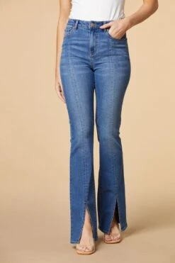 Stop And Flare Jeans