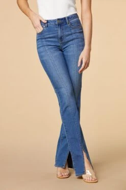 Stop And Flare Jeans-short