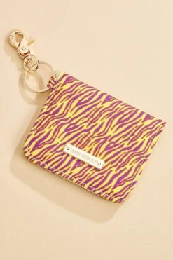 Colored Tiger Print Id Wallet