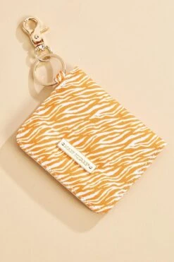 White Tiger Print Id Wallet