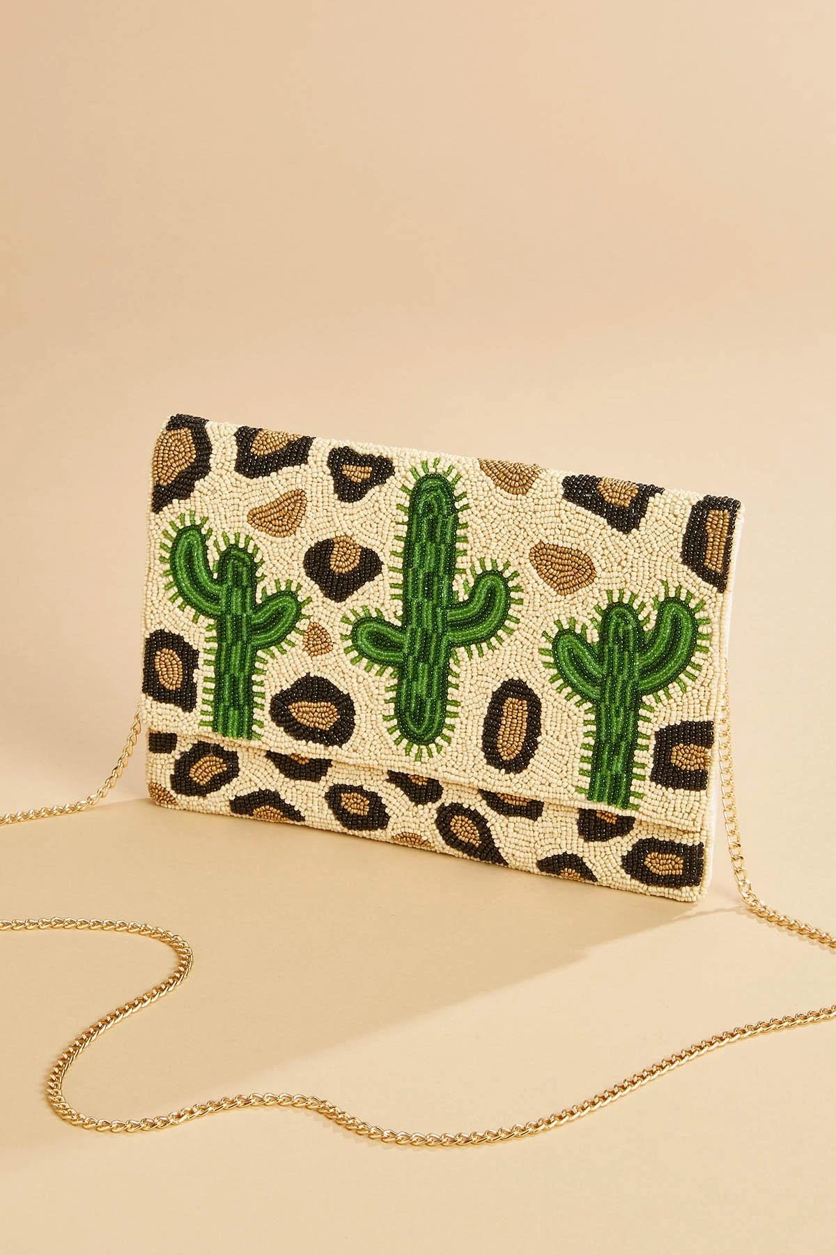 Beaded Cactus Clutch 3 Beaded Cactus Clutch