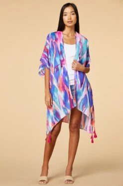 Seeing In Watercolor Kimono