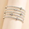 Silver Cross Bracelet Set -Versona Shop 139301 959 l