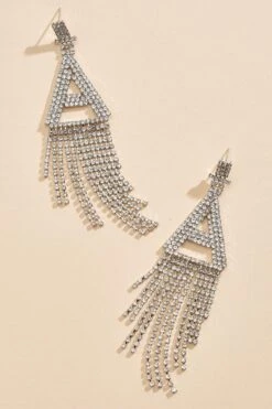 A Initial Earrings
