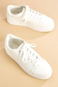 Pearl Heel Platform Sneakers