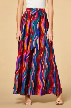 Bold Brushstrokes Maxi Skirt