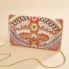 Multi Tribal Bead Clutch -Versona Shop 139687 002 l