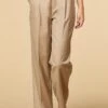 Fine Pleated Pants -Versona Shop 140193 209 l