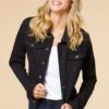 Paint It Black Denim Jacket -Versona Shop 141818 972 l