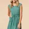 Teal With It Dress -Versona Shop 141822 454 l