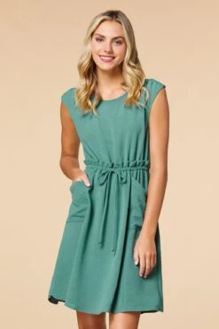 Teal With It Dress