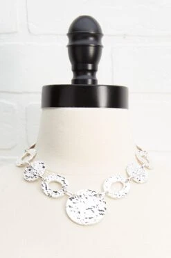 Hammered Linked Necklace -Versona Shop 45258141 2
