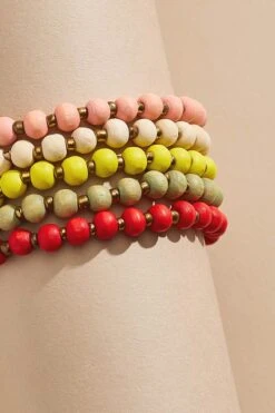Colorful Wooden Bracelets -Versona Shop 45279940 1