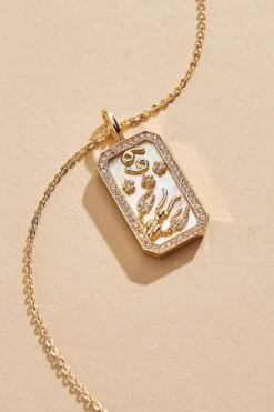 Cancer Zodiac Necklace -Versona Shop 45283969 4