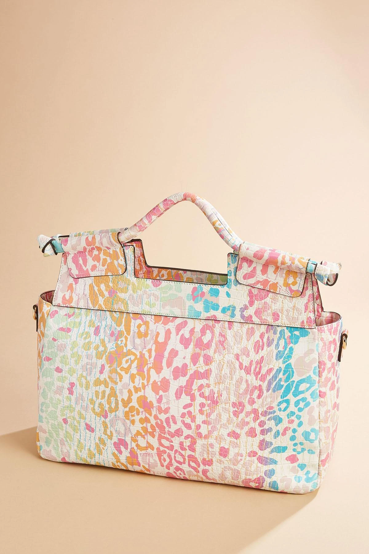 Colorful Animal Croc Tote 4 Colorful Animal Croc Tote - Image 2