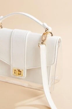 White Denim Crossbody -Versona Shop 45303741 2