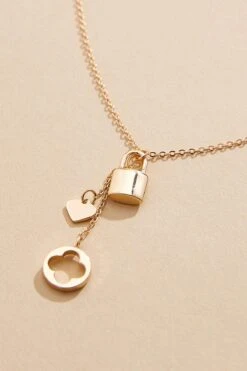 Triple Charm Necklace -Versona Shop 45305859 2