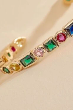 Colorful Stones Cuff Bracelet -Versona Shop 45320162 1