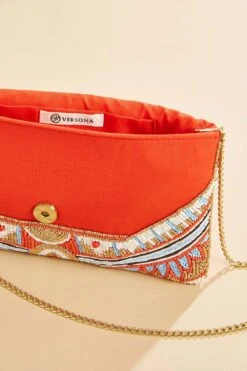Multi Tribal Bead Clutch -Versona Shop 45366648 3
