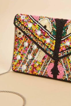 Multi Bead Mirror Clutch 8 Multi Bead Mirror Clutch -Versona Shop 45369845 2