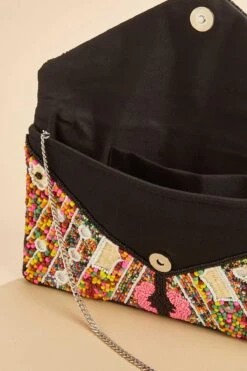 Multi Bead Mirror Clutch 9 Multi Bead Mirror Clutch -Versona Shop 45369845 3