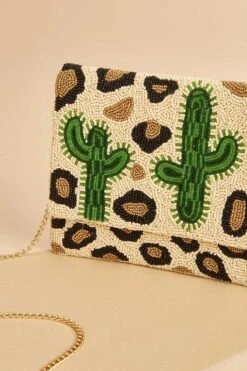 Beaded Cactus Clutch 8 Beaded Cactus Clutch -Versona Shop 45415364 2