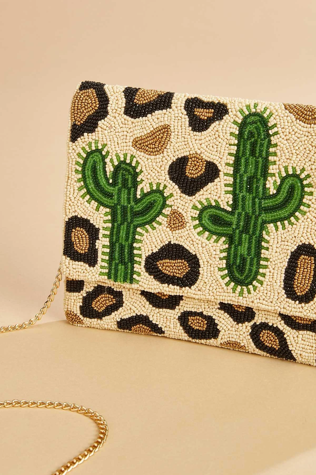 Beaded Cactus Clutch 5 Beaded Cactus Clutch - Image 3